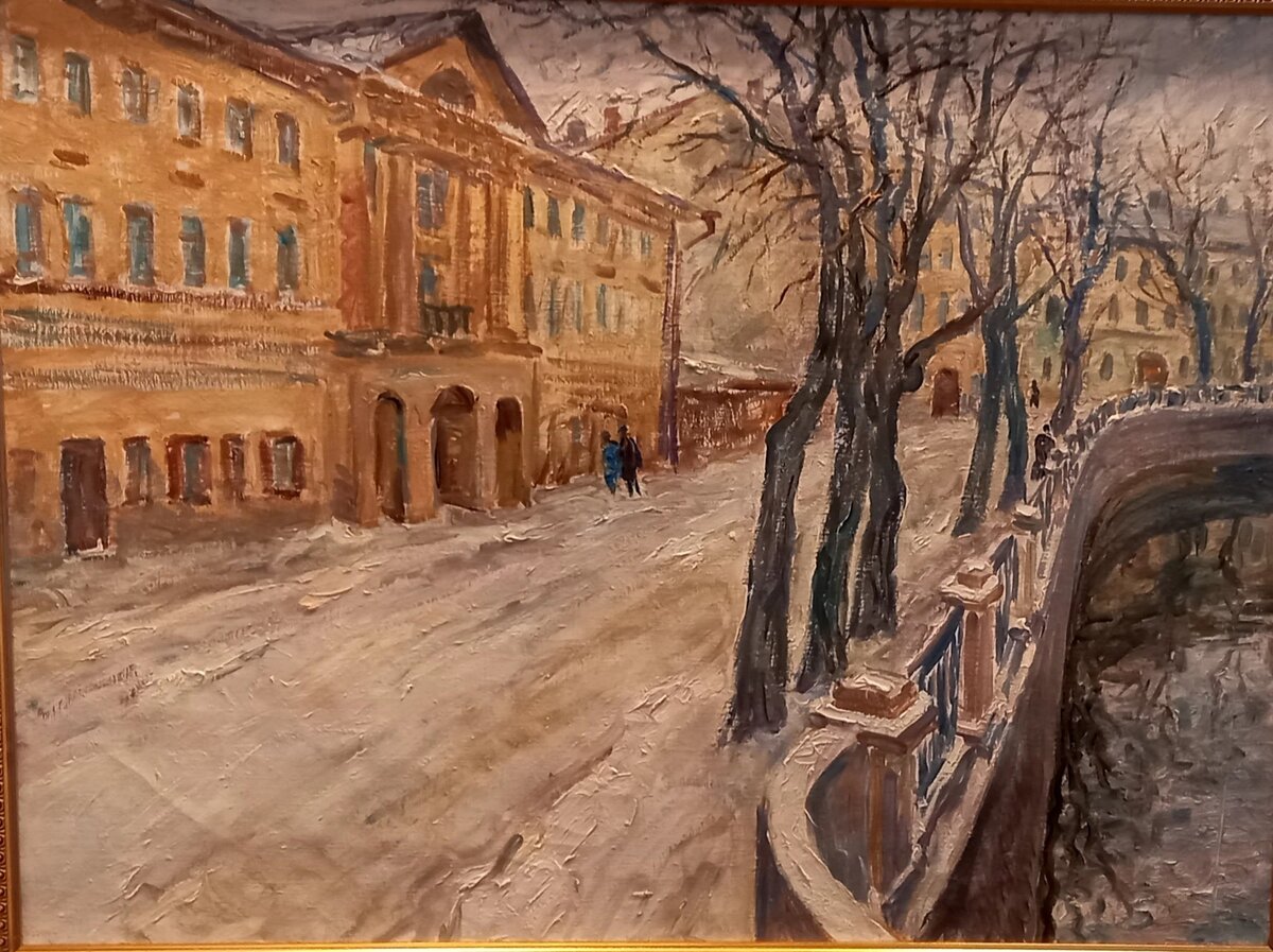 Одна из работ на выставке «Современные художники Крыма» // Фото со страницы феодосийского музея Грина в ВК 