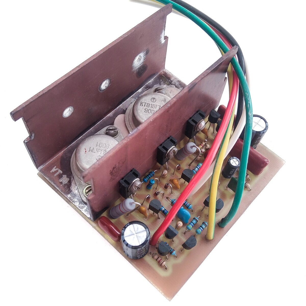 Общий вид собранной платы усилителя Падик Б