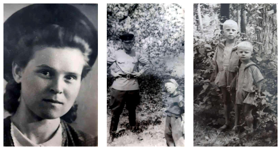 Мама – учительница начальных классов, отец – танкист и мы с братом Вовкой