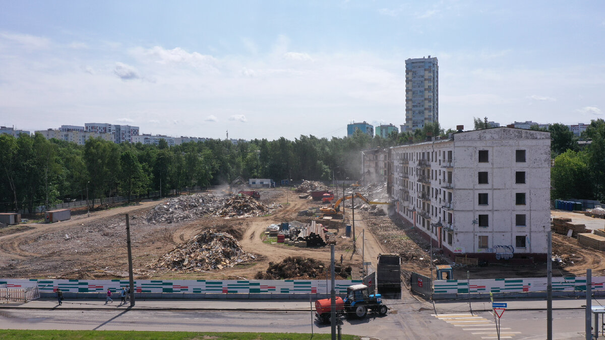 Фотолента по сносу дома в районе Северное Тушино | mosklon4ik | Дзен