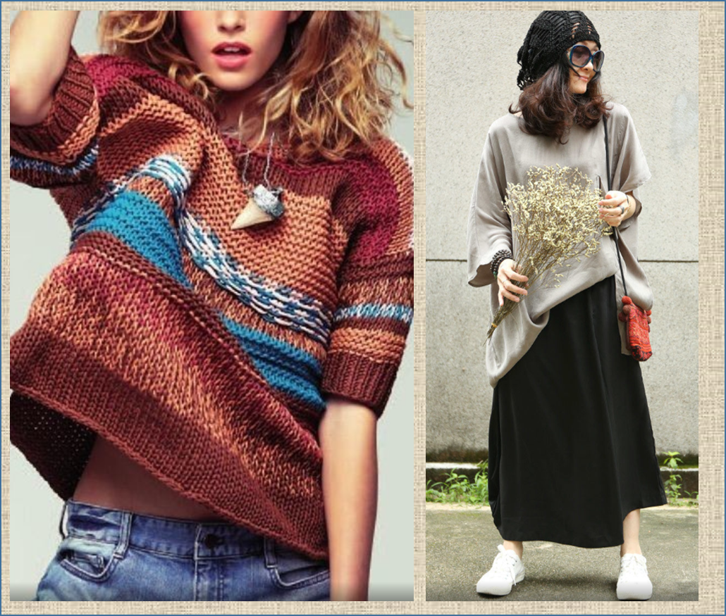 Вязаные вещи в стиле бохо. Руана вязаная одежда. Бохо хиппи стиль crochet. Мода стиль бохо боро. Вязаное платье бохо.