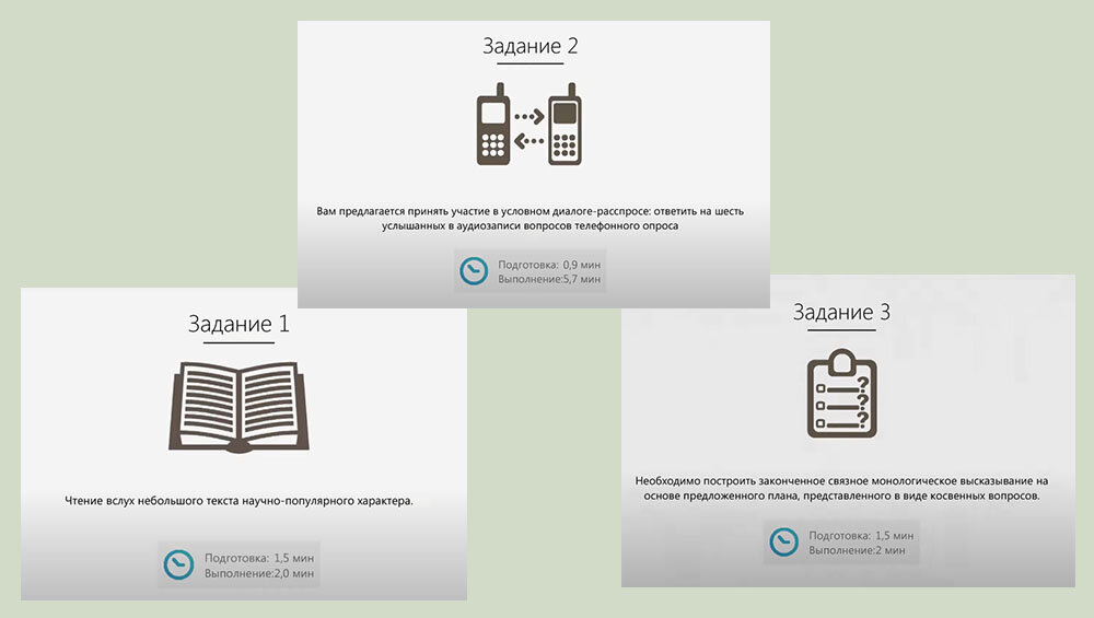 3 вида заданий в ОГЭ по английскому языку