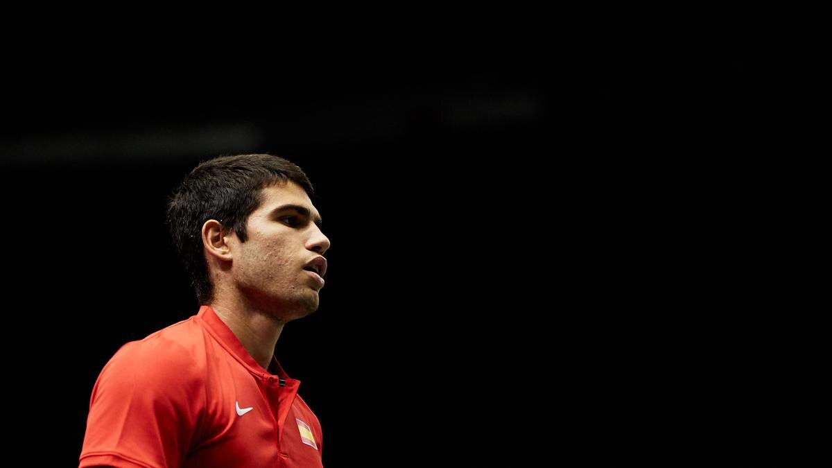    Испанский теннисист Карлос Алькарас:David Aliaga/NurPhoto via Getty Images