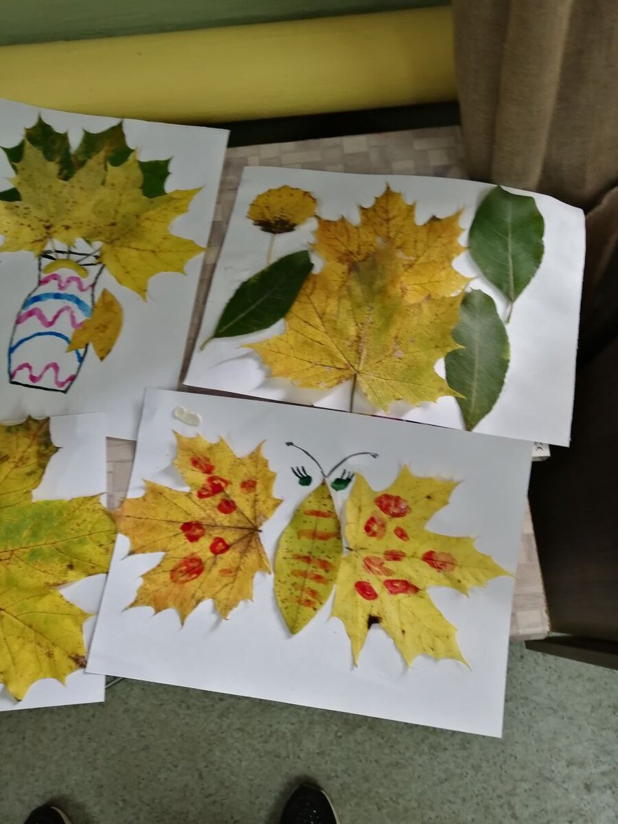 6. Букет в вазе и 7. Бабочка