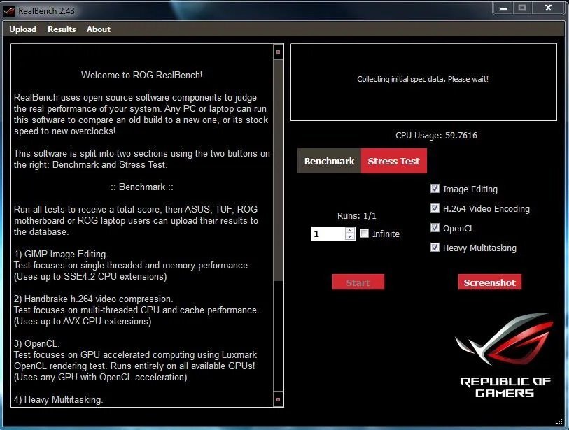 Hardware encoding. REALBENCH. REALBENCH ASUS. ASUS TUF программа. REALBENCH score.