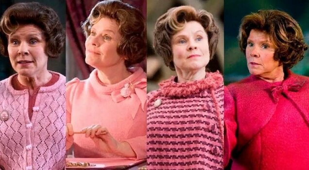 Долорес Амбридж из Гарри Поттера...