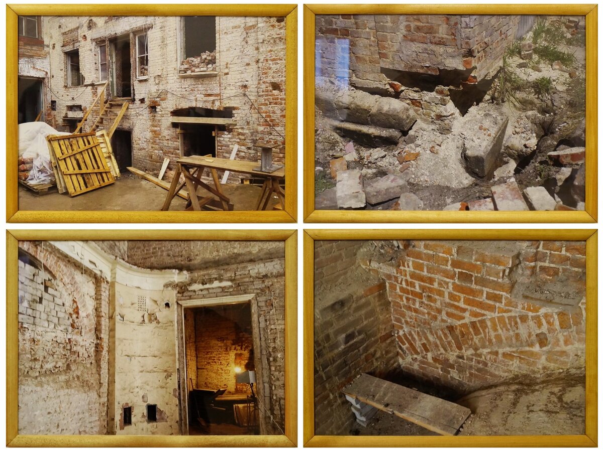 Этапы реставрации старинного особняка. Фотографии 2010-х гг. из экспозиции музея