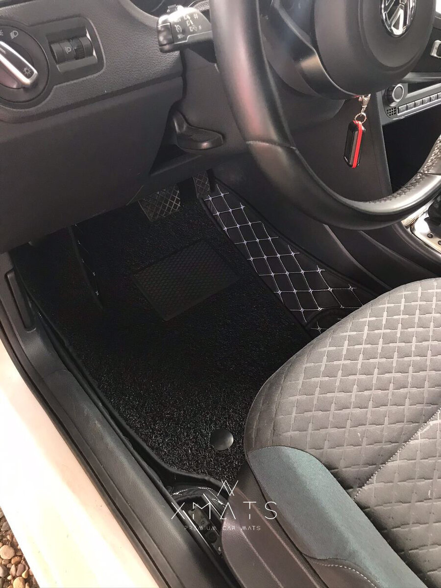 Коврики из экокожи на Volkswagen Polo Sedan
