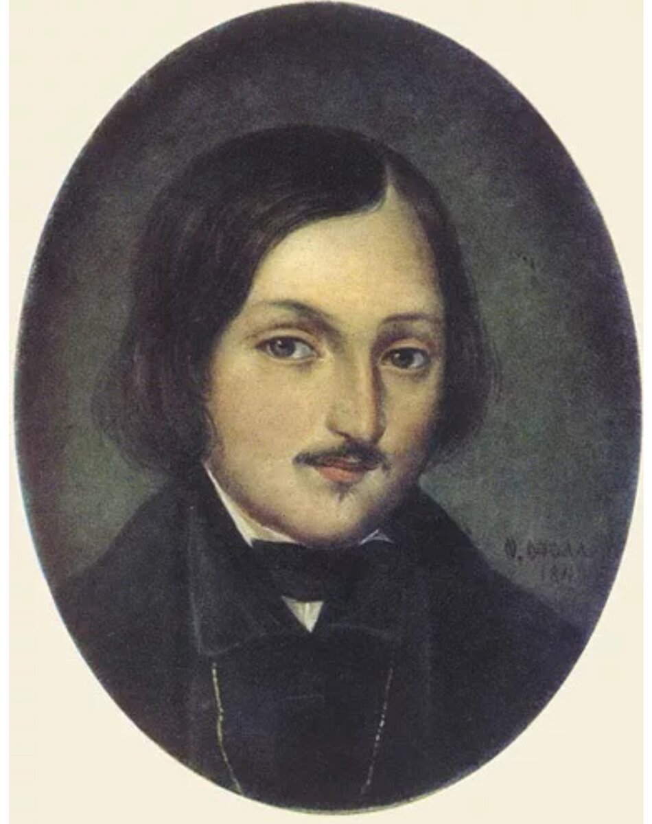Портрет н. в. Гоголя ф. моллера 1840 г.
