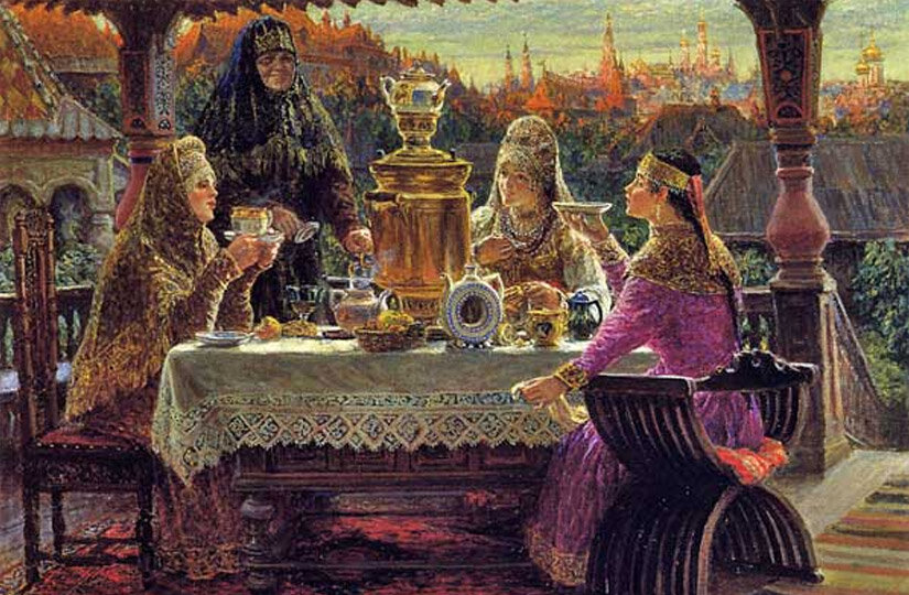 Вячеслав Россохин, Посиделки, 1993г. / Фото: artandphoto.ru 