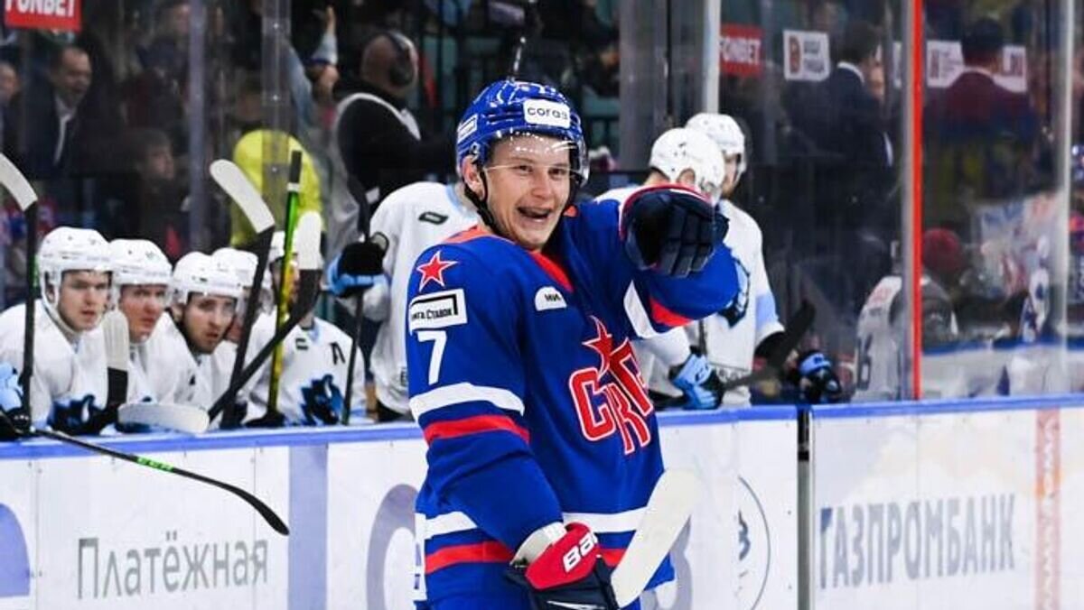    Хоккеист СКА Дмитрий Калинин© пресс-служба ХК СКА