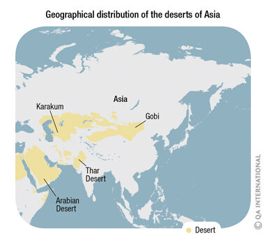 Название пустыни на карте. Пустыни Азии на карте. Пустыня в Азии на карте. Карта пустынь средней Азии.