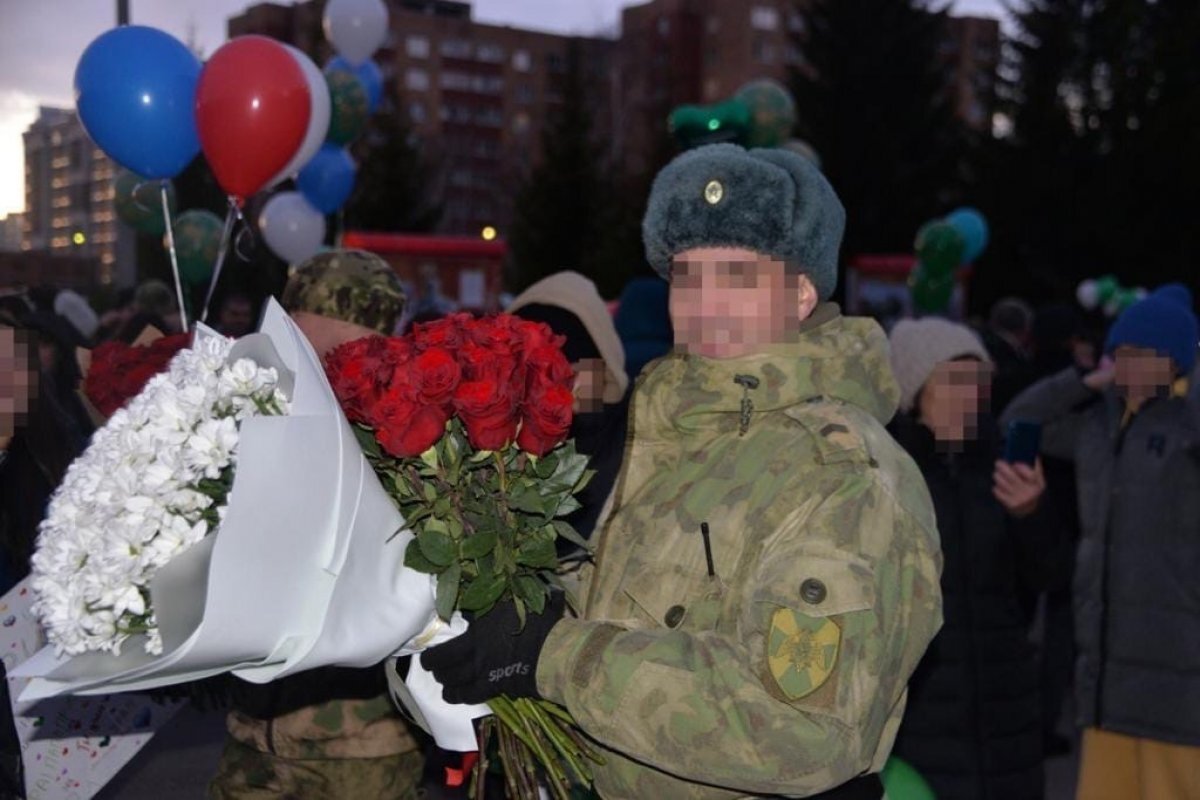    В Башкирии встретили росгвардейцев, вернувшихся со спецоперации
