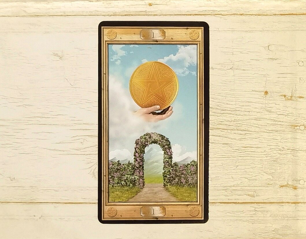 Аркан "Туз Пентаклей". "Таро Универсальный ключ".