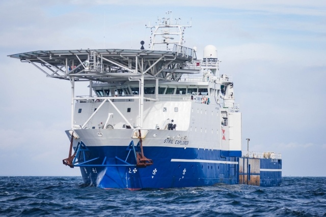    Исследование морского дна с судна Stril Explorer © Nord Stream 2. Aксель Шмидт
