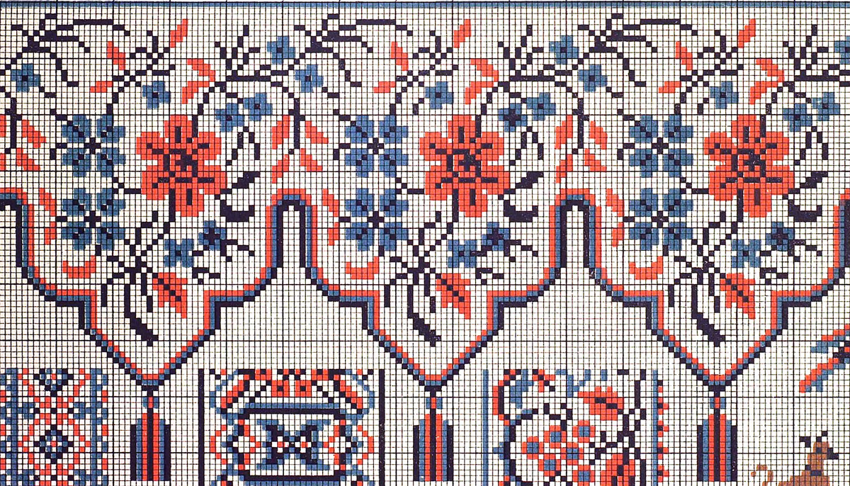 старинная схема для вышивки