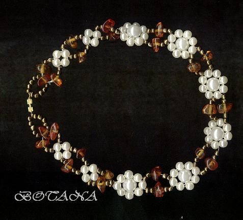 Колье Янтарное