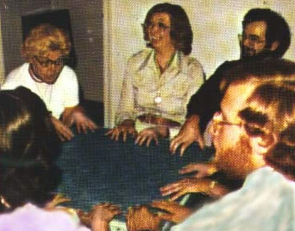 Участники эксперимента "Филипп" в 1972 году