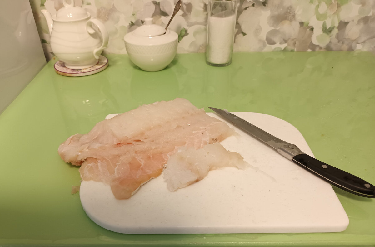 Я использовала филе трески