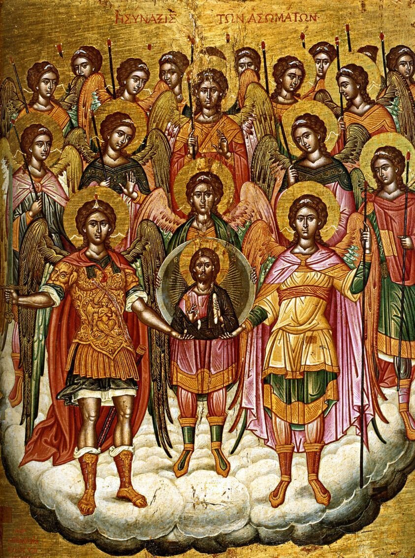 Икона "Собор Архистратига Михаила и прочих Небесных Сил бесплотных".