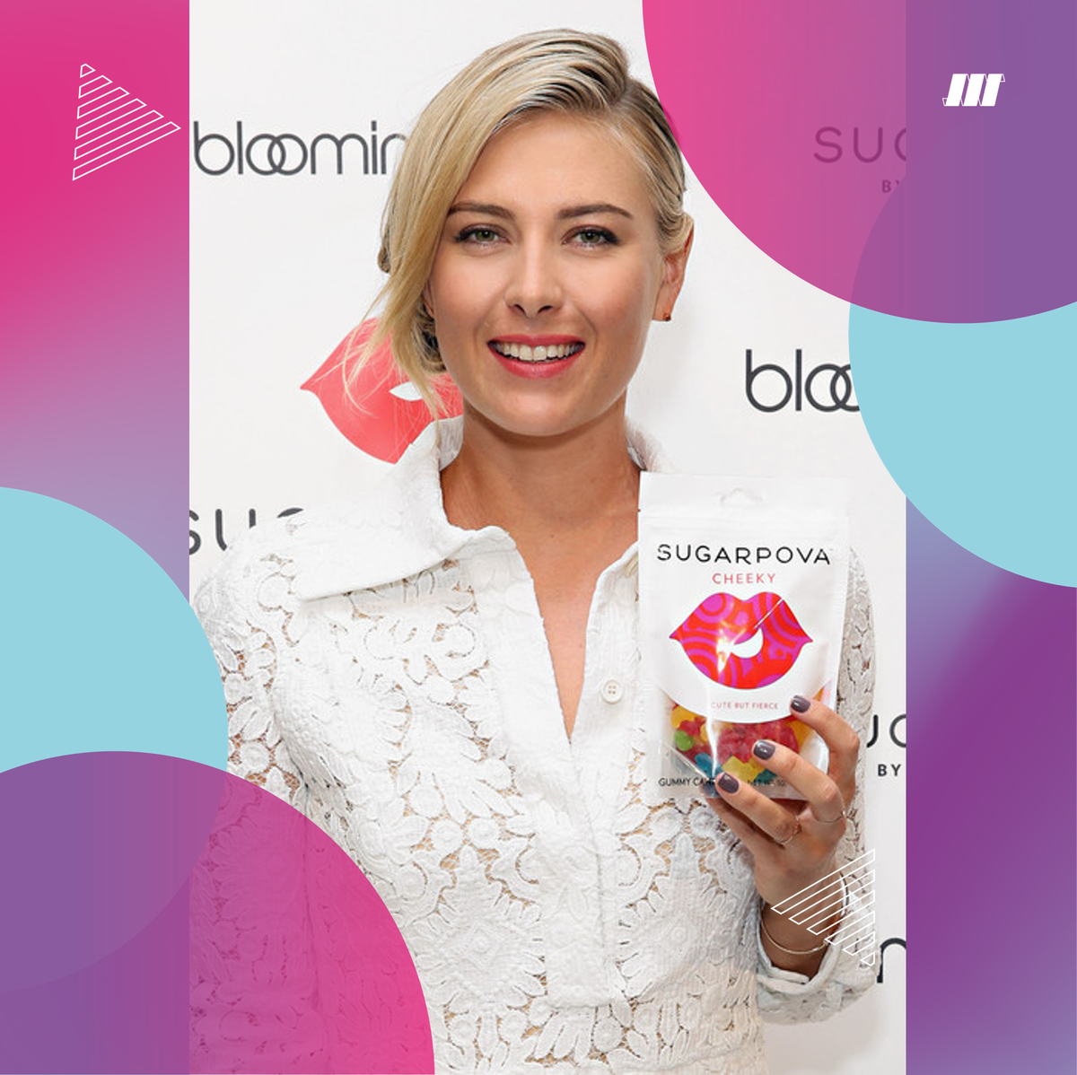 Мария Шарапова в качестве амбассадора своего сладкого бренда