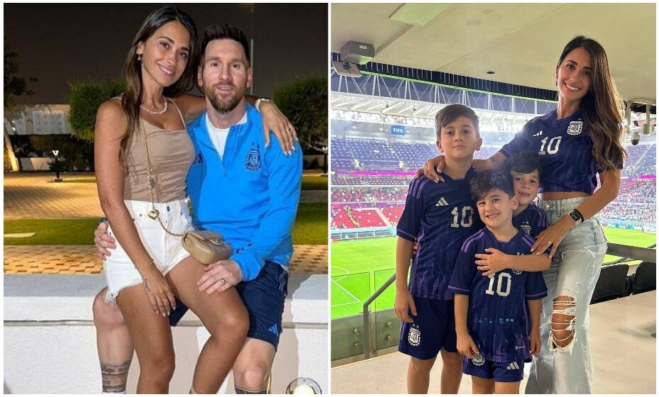    Лео Месси чувствует поддержку семьи на Чм-2022. Фото: Соцсети Антонеллы Рокуццо