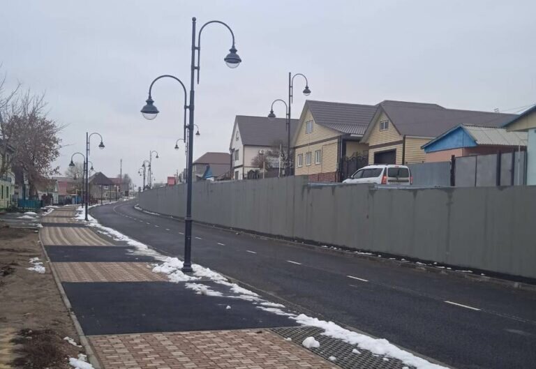    В Соль-Илецке завершили работы по реконструкции улицы Горной Кристина Просвиркина