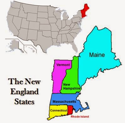 Maine new england. Штаты новой Англии. Новая Англия на карте США. Штаты новой Англии в США. Штаты новой Англии на карте.