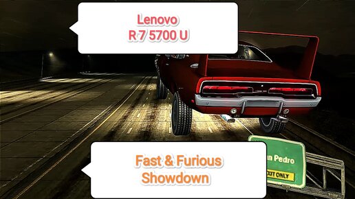 Fast & Furious showdown vs Lenovo R 7 5700 U