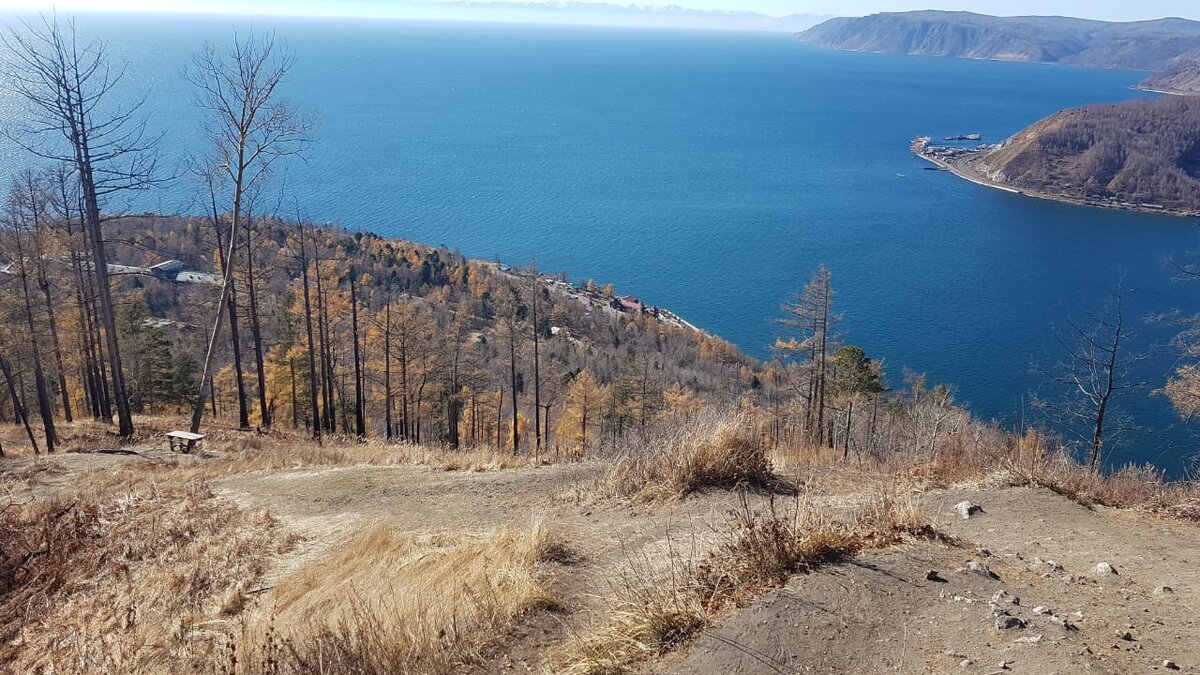 Вид на Байкал с горы Черского. Просто красивое фото.