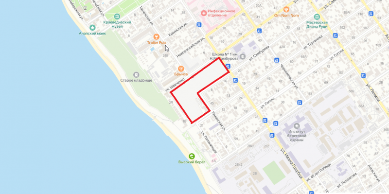 Расположение участка