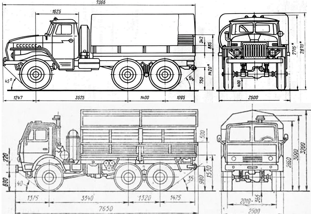 Редуктор главной передачи — УРАЛ-4320-31: