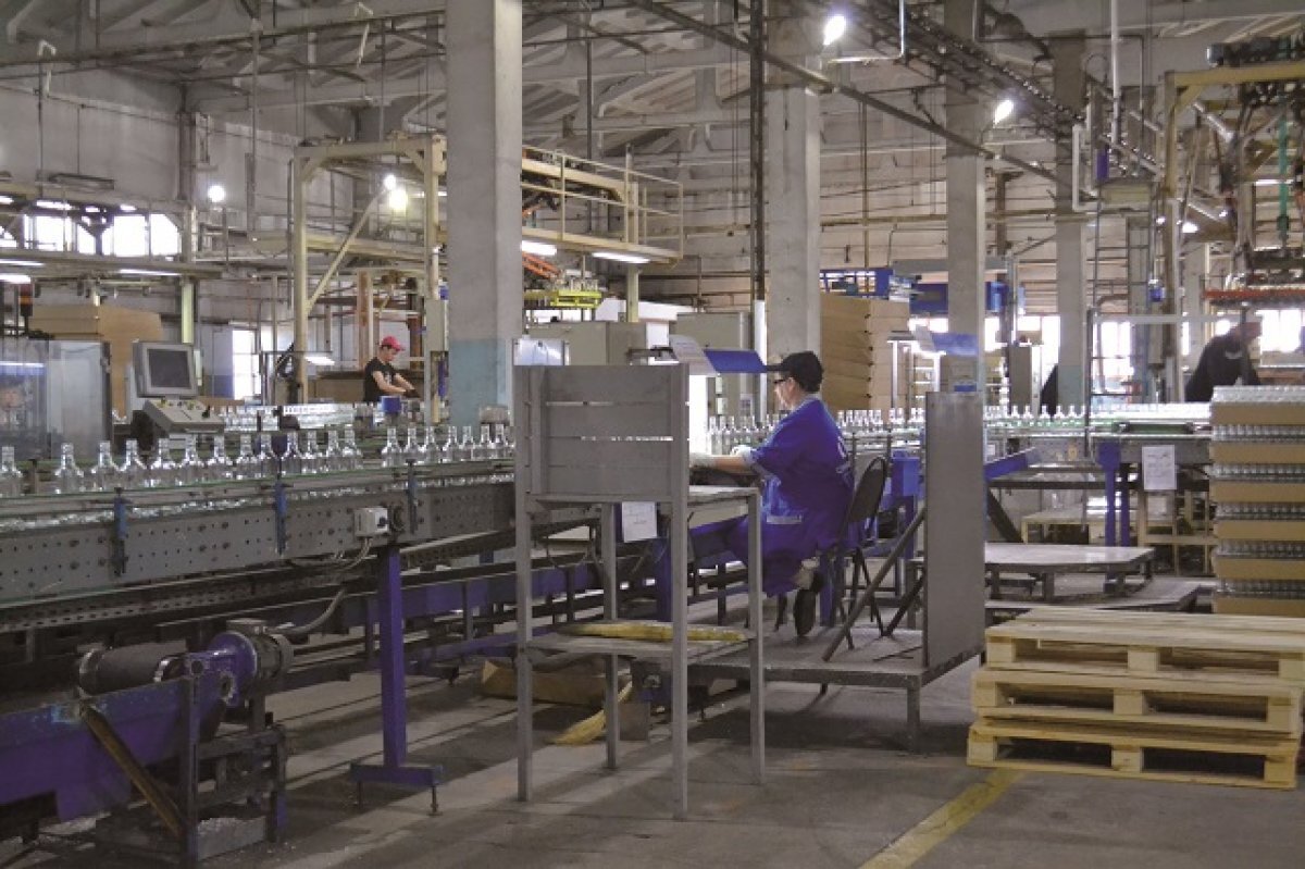    На гусевском стекольном заводе заработала новая стекловаренная печь