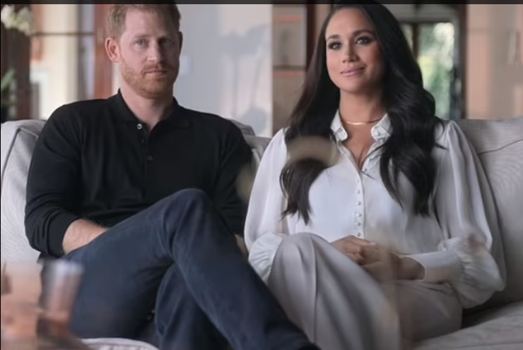 Кадр из сериала "Гарри и Меган"