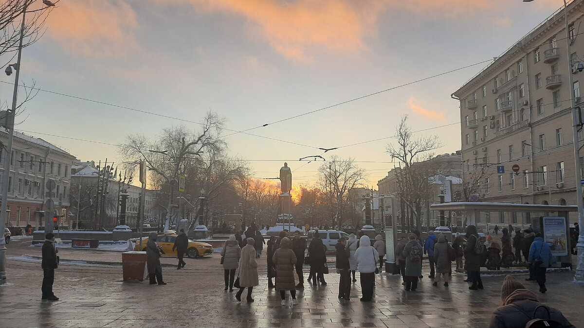Фото автора: зимняя Москва.