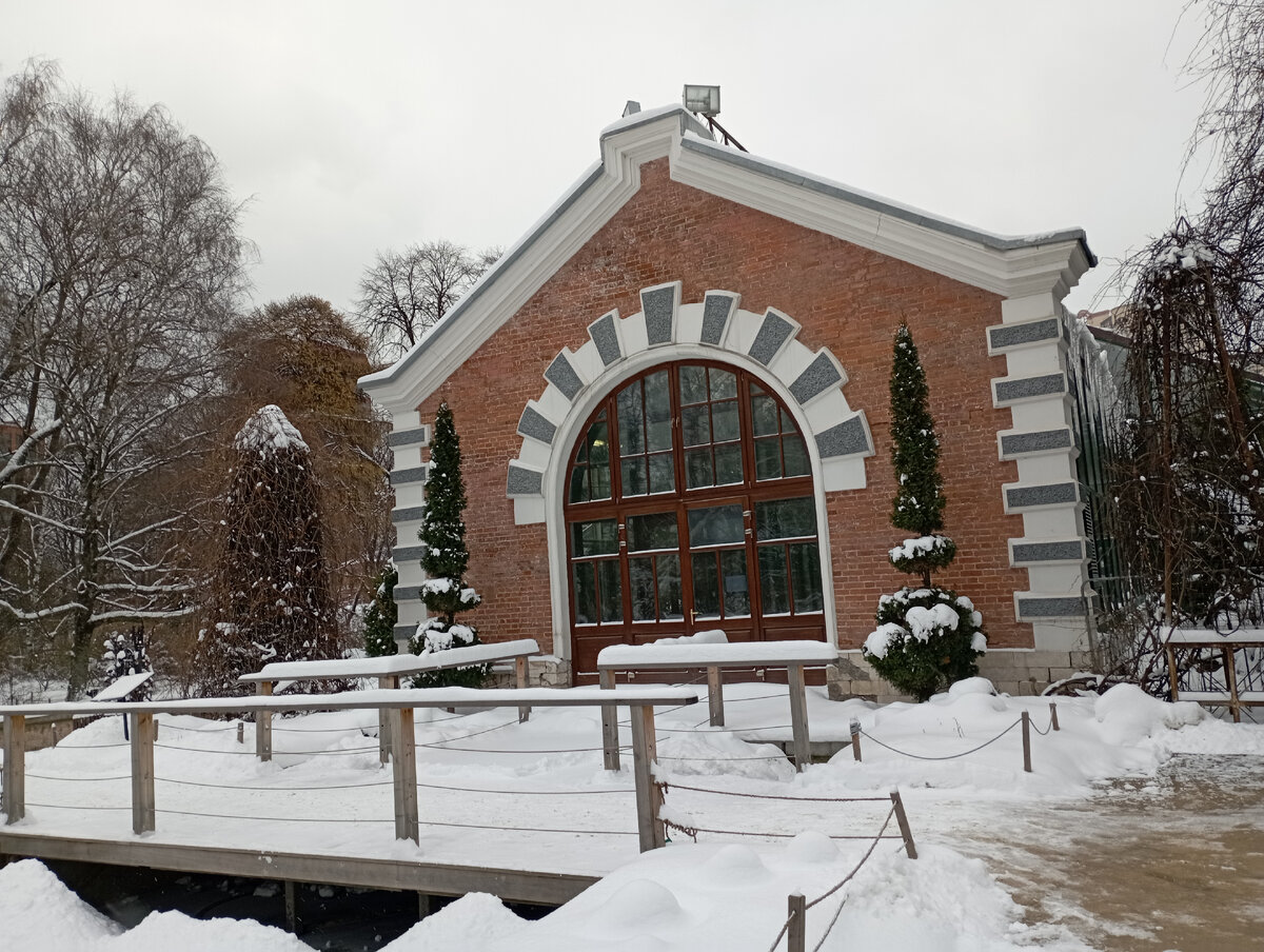 На территории Аптекарского огорода. Это и все предыдущие, и все последующие фото сделаны либо мной, либо моей подругой.
