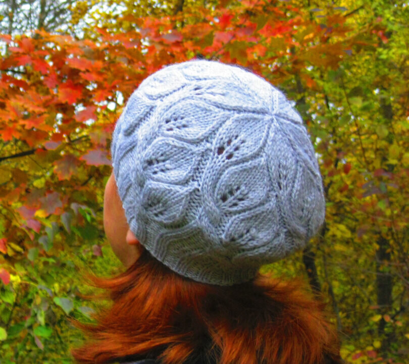 Берет спицами