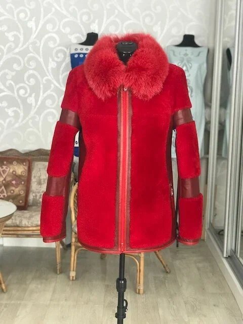 Переделка куртки из мутона. Ателье Ирины Берзиной.