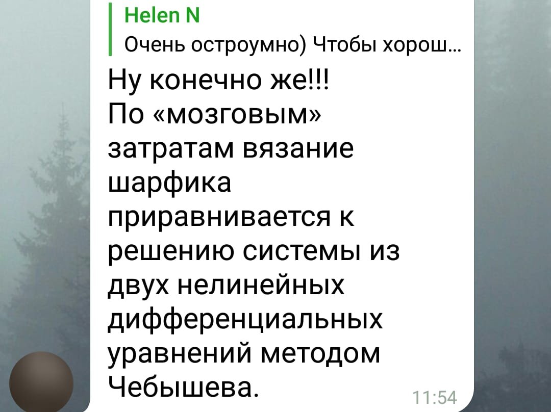 Моя переписка в Телеграм 