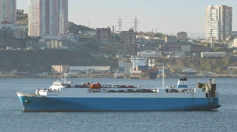 Здесь оно уже АНГАРА. во Владивостоке. Видны авто на открытом контуре. Фото из открытых источников.