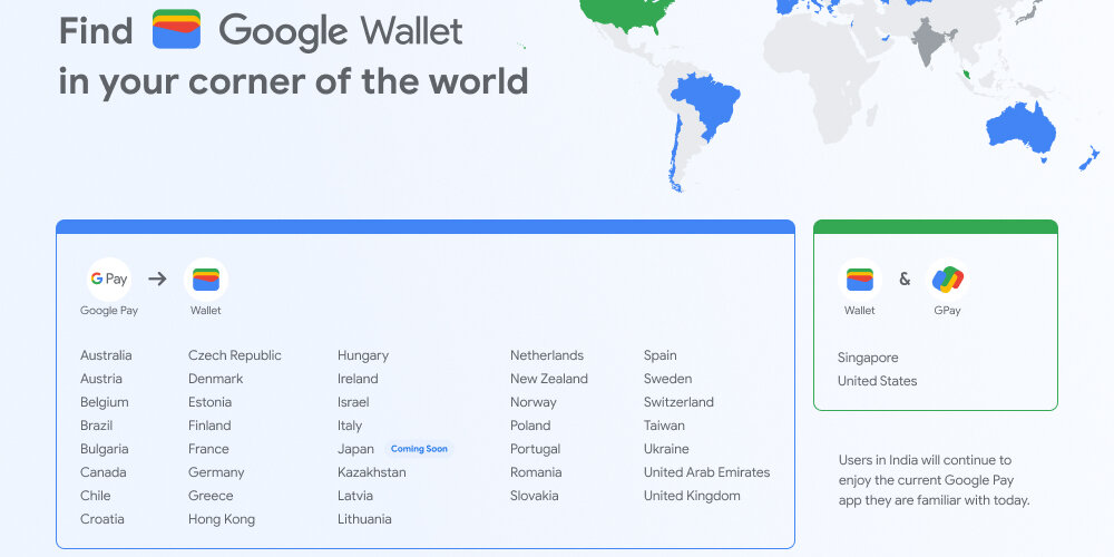 Вместо Wallet распространяется на Android, google pay: новое приложение.