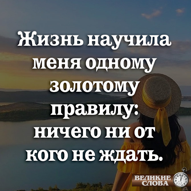 Много научилась. Жизнь научила меня одному Золотому правилу. Жизнь научила меня. Жизнь научила меня одному Золотому правилу ничего ни от кого не ждать. Жизненные цитаты.
