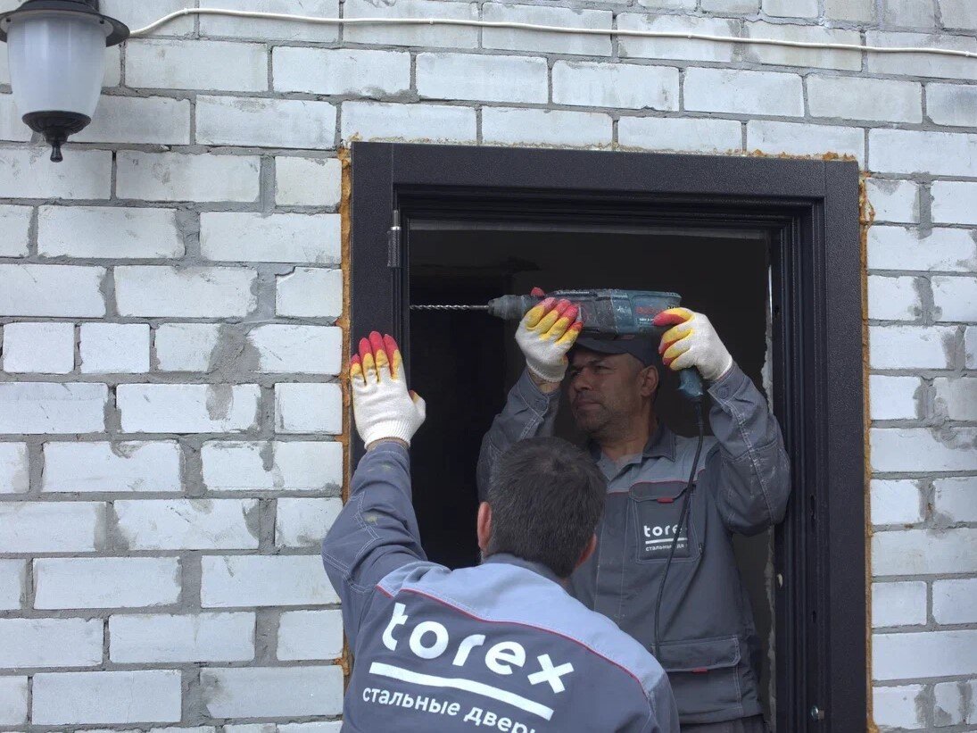 Монтаж входной двери Torex