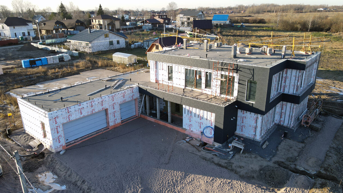  Реализация загородного дома с гаражом в д. Мяглово компанией DSK Group 