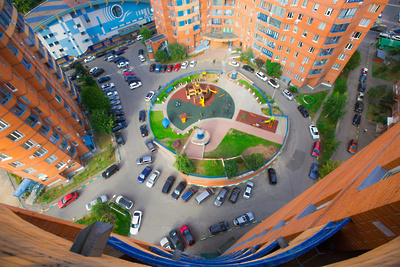    Двор в Подмосковье после благоустройства © Пресс-служба Министерства благоустройства Московской области