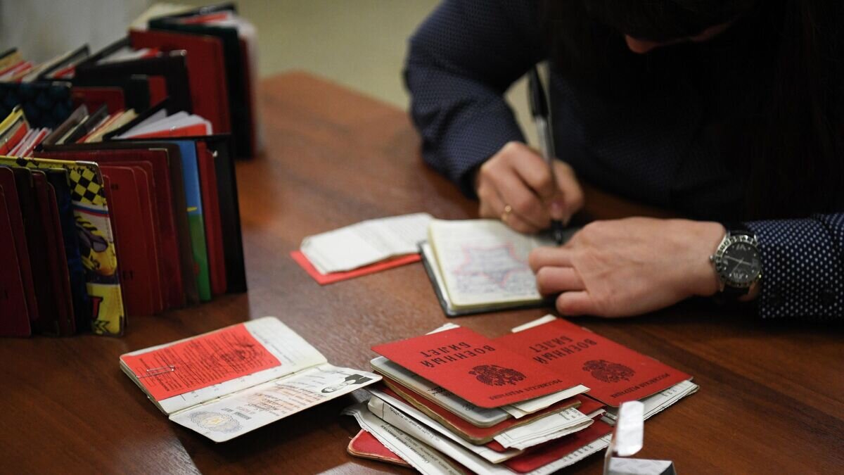    Мобилизация женщин© РИА Новости / Александр Кряжев