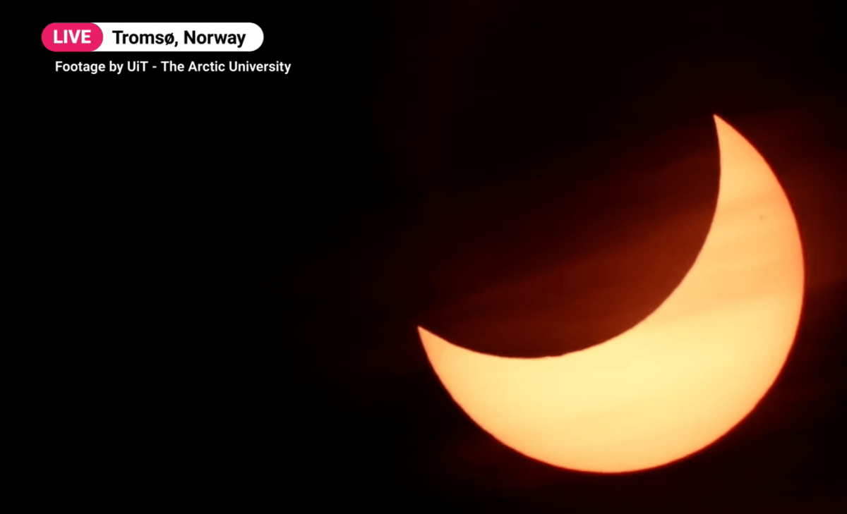    Стоп-кадр из трансляции