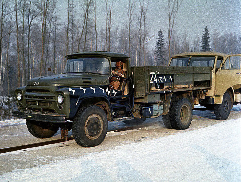 Краш-тест ЗиЛ-130, 1972 год. Фотография © Архив Николая Маркова