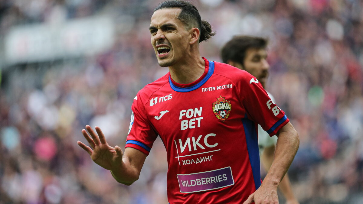    Медина забил победный гол в матче Локомотив - ЦСКА. Фото: GLOBAL LOOK PRESS