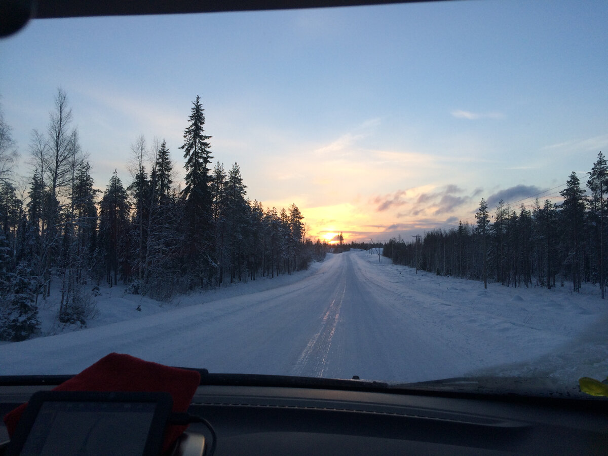 А здесь на лесной дороге можно разглядеть лёд. Это ещё только начало..
